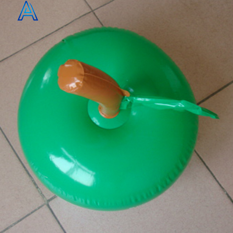 Factory price customize vinyl PVC air blow inflatable apple model for peach pear orange banana model toy