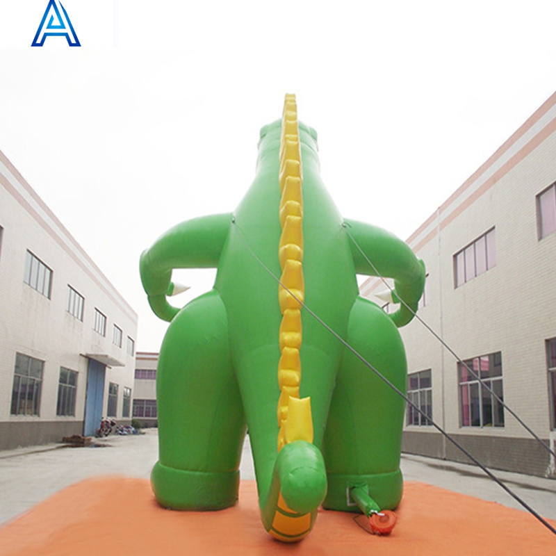 Factory customize OEM oxford cloth big large giant huge inflatable dinosaur for blow up 3D dinosaur animal model toy