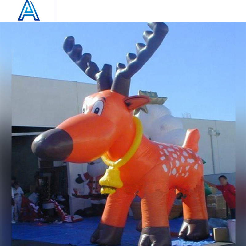 Oxford cloth high quality huge large big giant inflatable square zoo activity show reindeer for blow up advertising deer