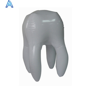 OEM customize design thick durable eco-friendly PVC inflatable tooth teeth model toy