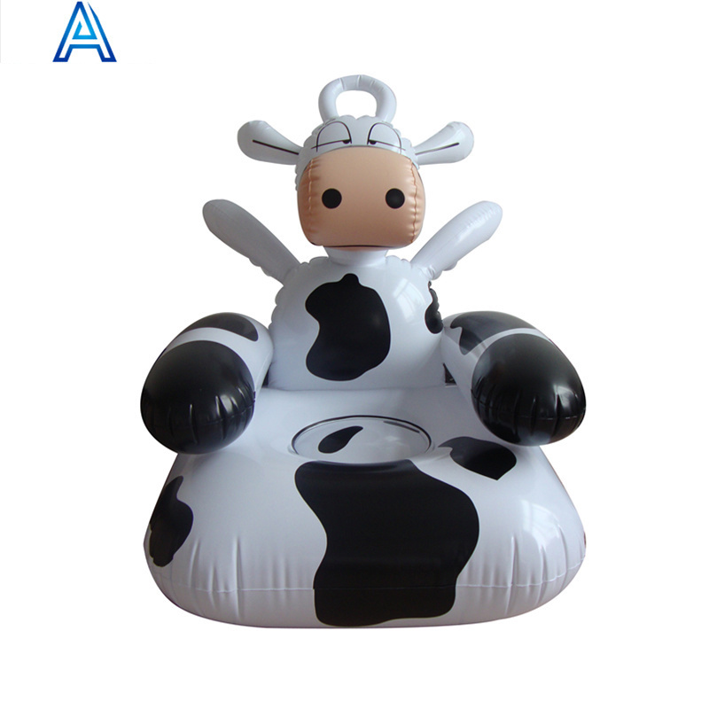 Customize design cartoon 3D cattle cow milch cow dairy cattle sofa chair for 3D cartoon seat furniture