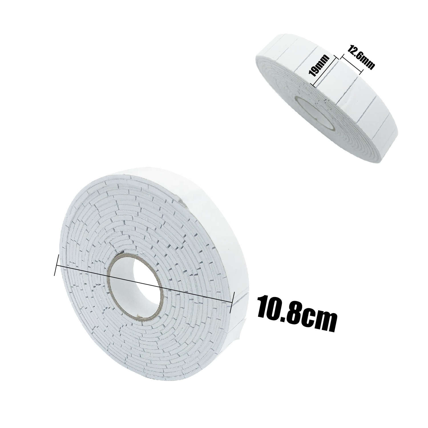 29030 250pcs/blister card White Super Glue Pre-Cut Double sided Foam Mounting Tape