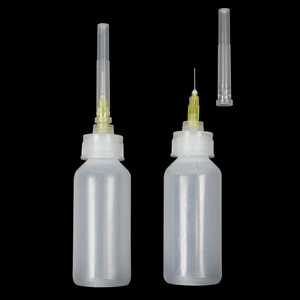 21181 30ml Tip Glue Dropper Squeeze Bottle Fine Line Bottles or Precisely Delivery Grease,Oil Dispensing,Liquid Glue and Ink