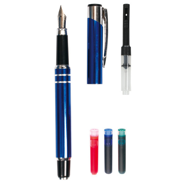 23823-23825 Calligraphy Pen Metal Fountain Pen Kit Include 1 pen 3 Ink Cartridges 1 ink converters for Writing