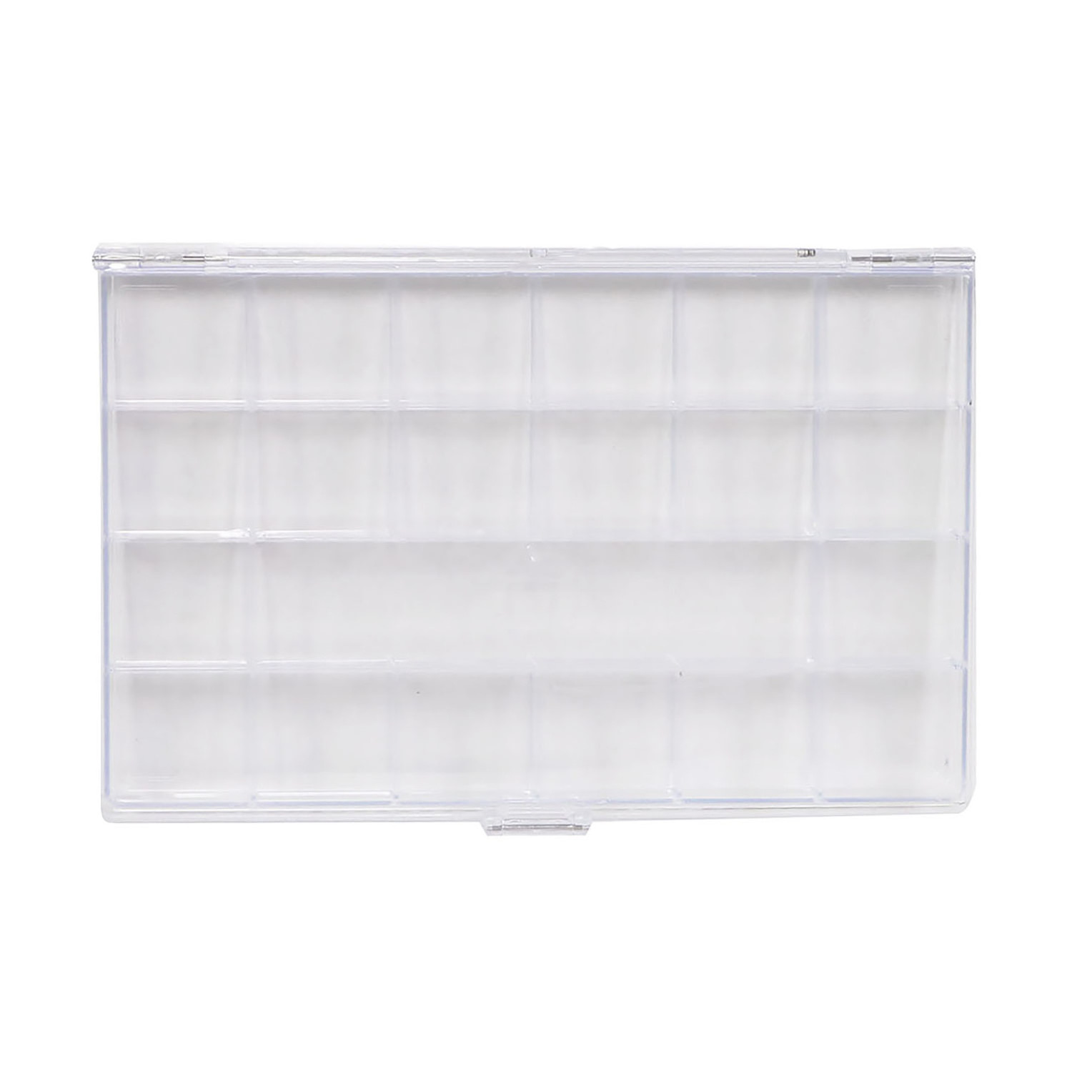 21991 Walmart Hot selling 21 compartments Bead Storage box Acrylic Storage box for small craft items rhinestone tools