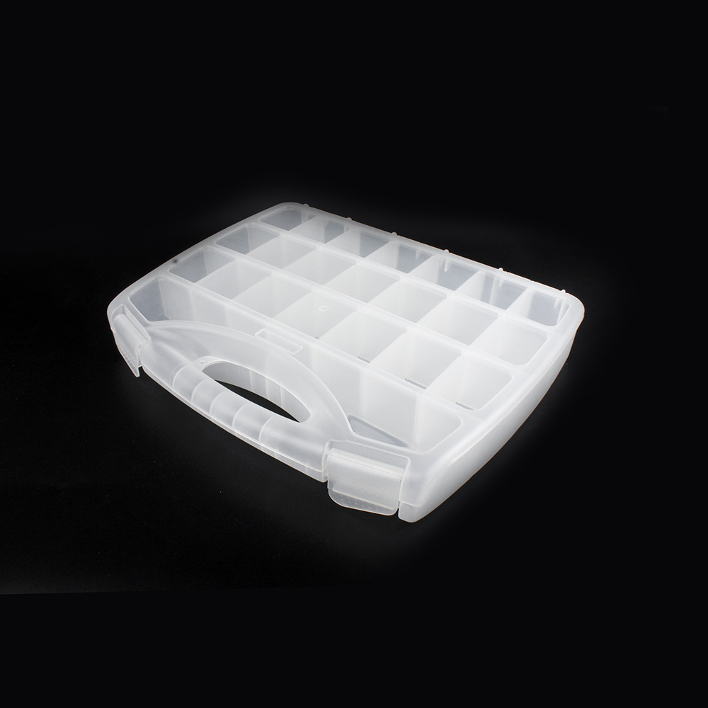 21990 High Quality  Storage box 21 space  Fishing accessory/findings/bead storage box with removable plastic dividers