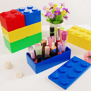 Block Storage box Creative shape Home Plastic Storage box for kids Toy storage box