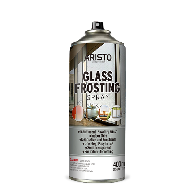 Coating & Paint Frosting Spray Aristo Glass for Decorative Finish Frosted Glass Paint Acrylic . Car Paint Support 2 Years 400ml