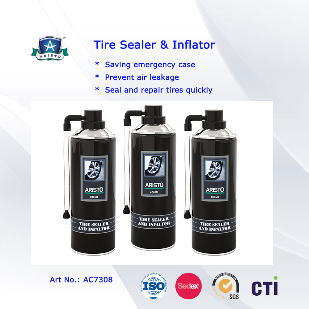 Tire Sealer and Inflator, Automotive Tire Care Products 400ML