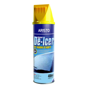 Aristo Windshield Spray De-icer, melts ice fast