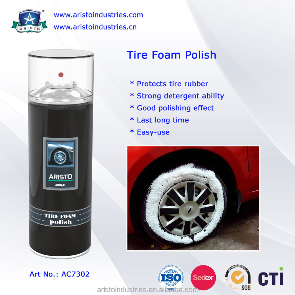 Tyre Cleaner Spray Car Clean Tire Foam Polish