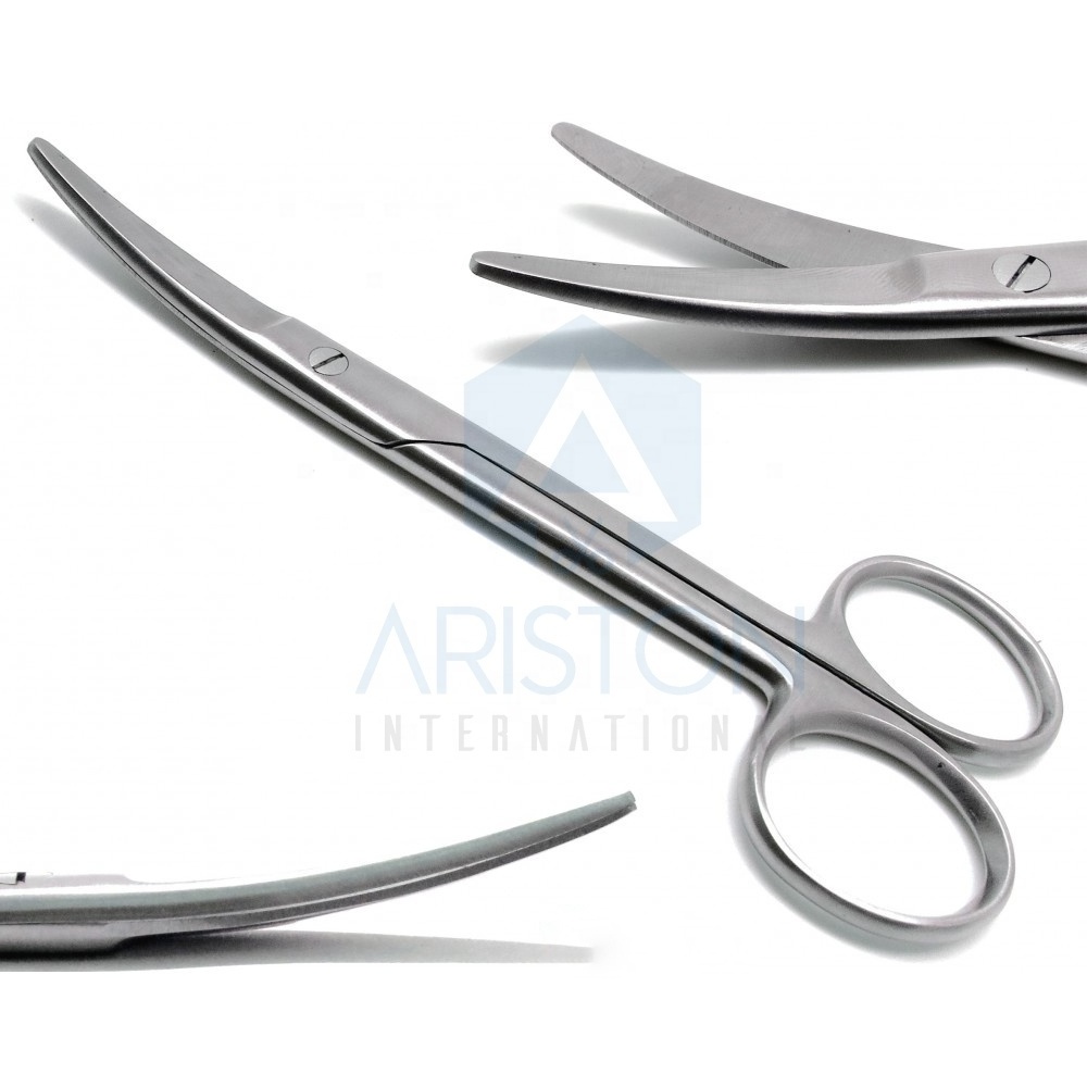 Hot Sale Ariston Medical Metzenbaum Blunt/Blunt Scissors Curved 6