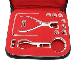 Rubber Dam Starter Kit 13 Pcs with Steel Frame Punch Clamps Dental Instruments by Ariston International