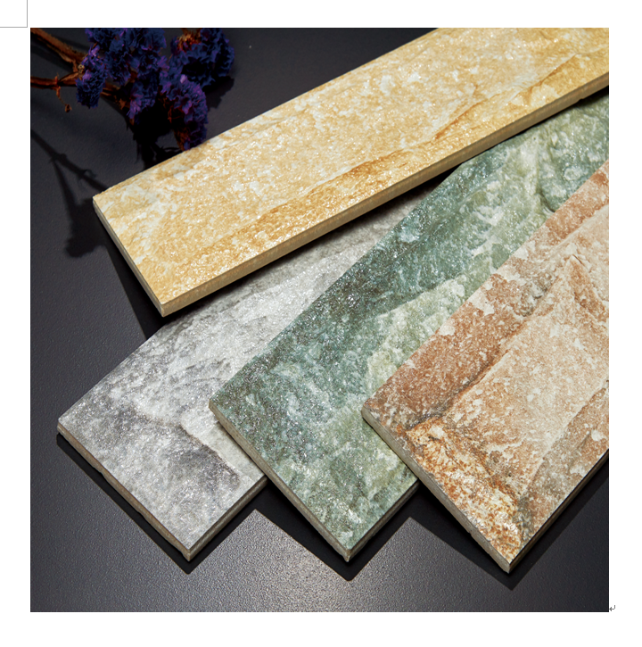 Natural rock colorful tile high quality porcelain outdoor wall  tiles