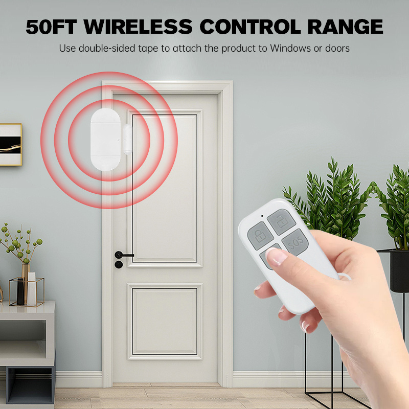 Smart Home Device Anti Theft Remote System Burglar Battery Operated Security Alarm System