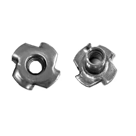 Reusable insert t nut M4 M5 M6 tnuts Tee pronged nut for swivel chair furniture nut Threaded Fastener