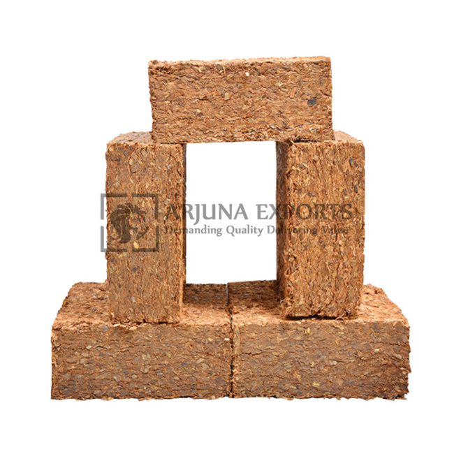 Premium Quality Bulk Sale Coco Coir Husk Chips Block 5kg for Hydroponics, Growing Plants and Animal Bedding