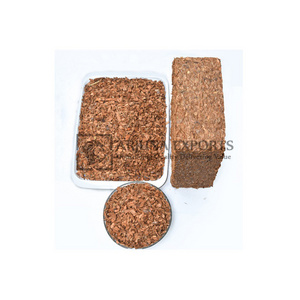 Indian Supplier of Top Quality Reptile Terrarium Bedding Substrate Coco Coir Husk Chips Block 5kg for Terrace Gardening