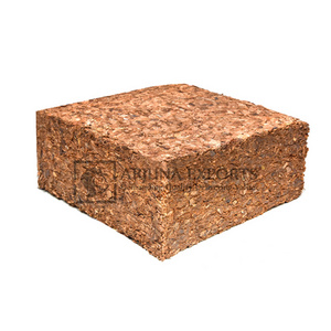 Natural Terrarium Substrate and Hydroponics Use Coco Coir Husk Chips Block 5kg for Wholesale Purchase