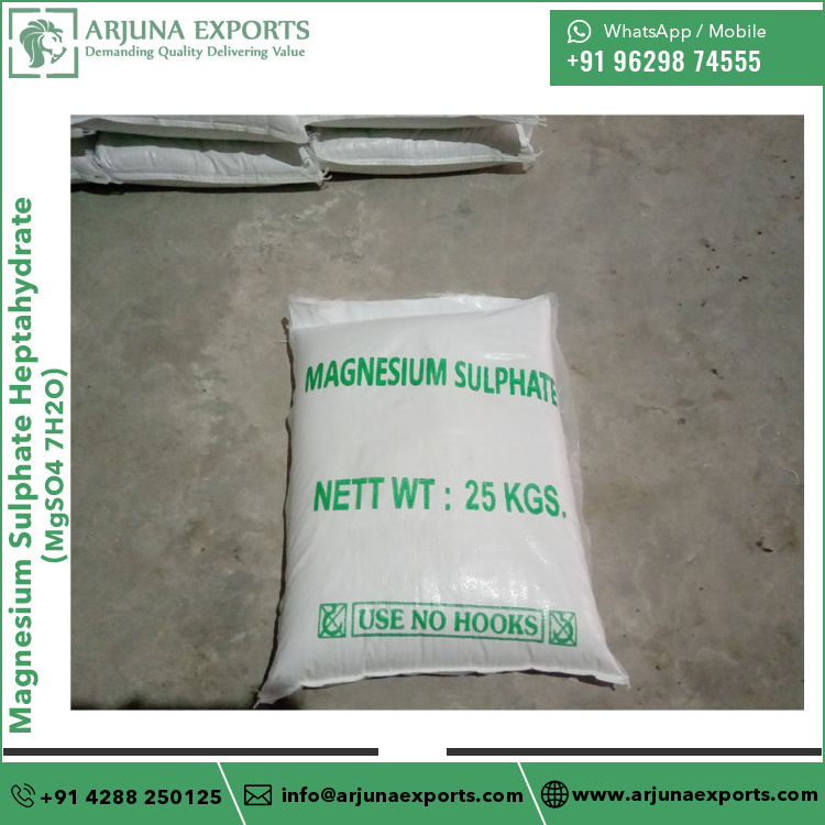 Micronutrient in Agriculture EPSOM Salt Magnesium Sulphate Heptahydrate(MgSO4 7H2O) for Potting Mix, Professional Growers