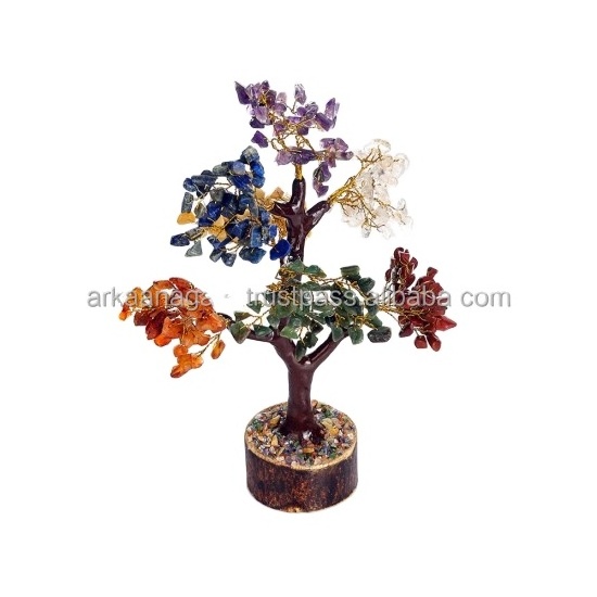 Wholesale Gemstone crystal Black Agate Chips Tree Stone Chip Tree Chips healing chakra crystals healing Tree FOR SALE