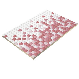 female first choice color pink  bathroom design 300x450 mm ceramic glazed wall tiles