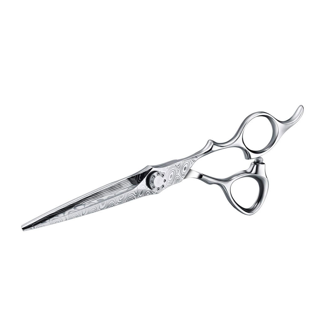 Damascus barber scissors pattern 440C steel hair salon styling Damascus scissors tools 6 inch Japanese hairdressing scissors