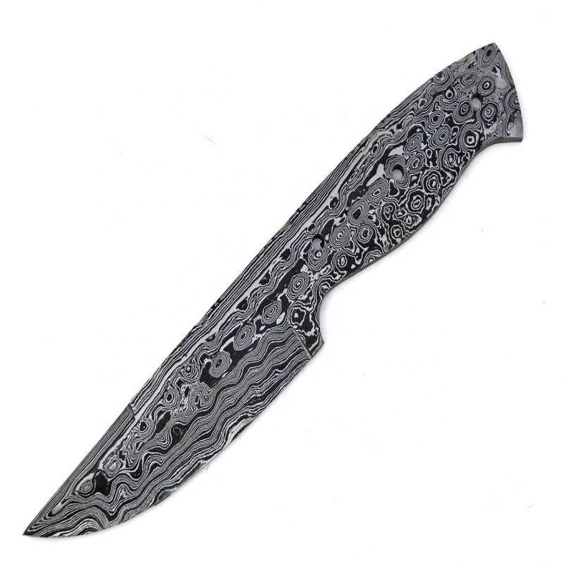 hot sale Handmade Damascus Steel knife blade blank blank knife blades hand forged full tang knife