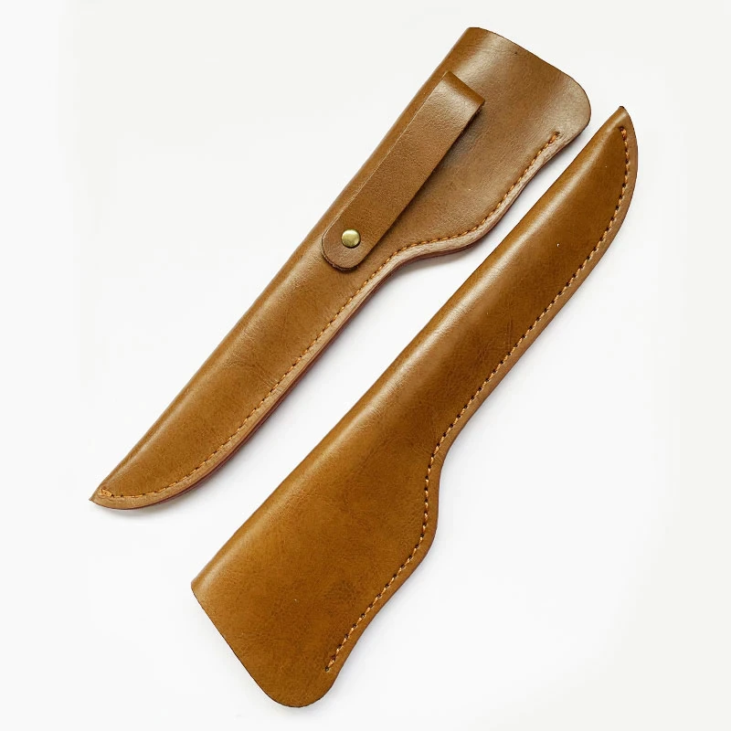 custom handmade Cow Leather sheath for knives With belt loop Whole sale Universal style 2023 hot sale fillet knife