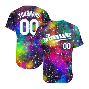 Youth Men's Baseball Uniforms Custom Sublimated Stitched Baseball Jersey With Custom Name And Number