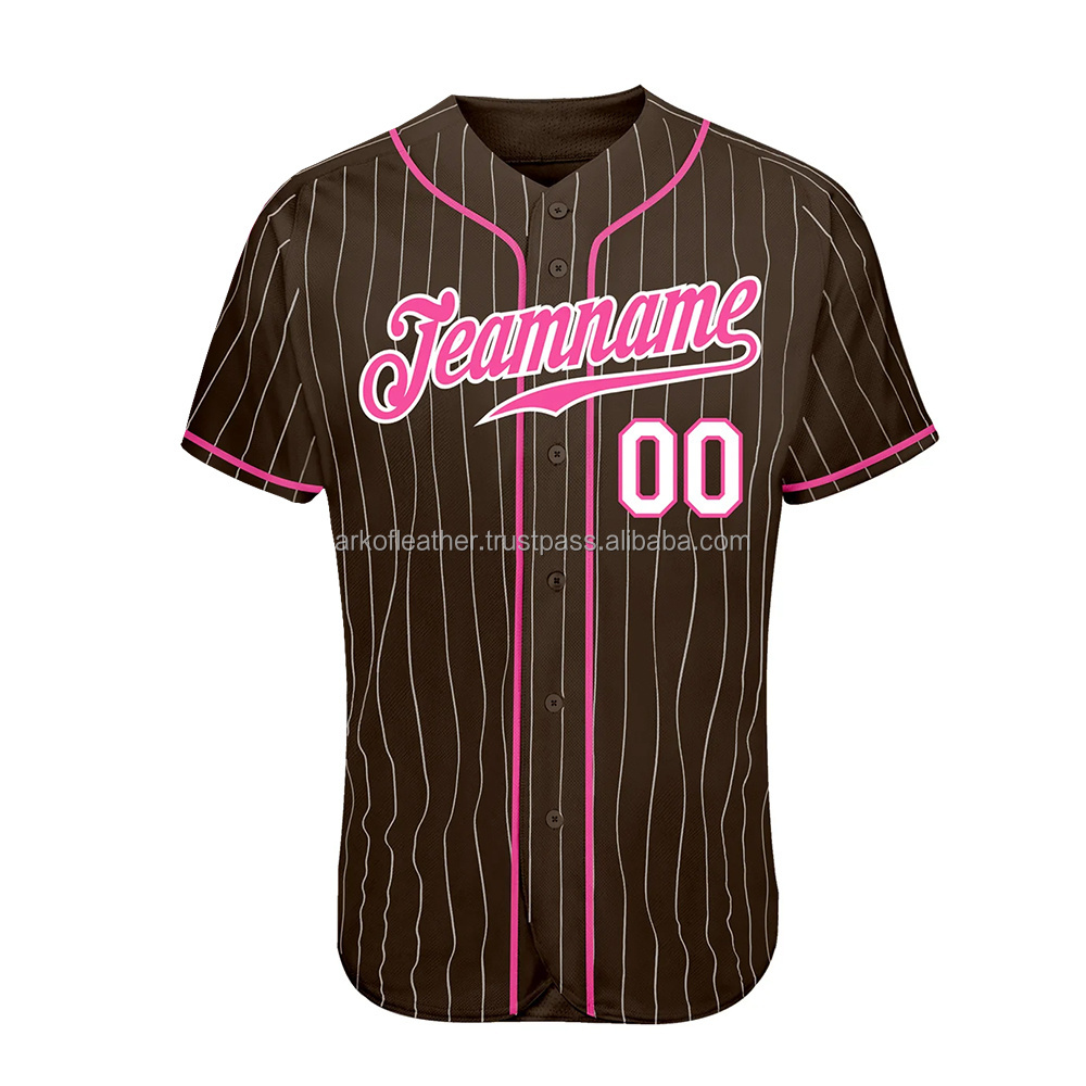 OEM Service Baseball Uniform Shirts Team Baseball Jerseys With Customized Team Number And Name