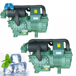 Cold Room Cold Storage Condensing Unit 4VES-10 Semi Hermetic Reciprocating Bitzer Piston Compressor With 4 Cylinders