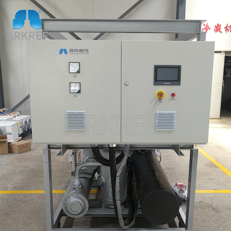 Water Chiller System Industrial Water Cooled Water Cooling Screw Chiller Chilling Equipement For Hvac System With Ce Certificate