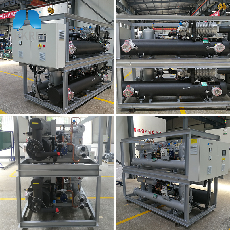 Water Chiller System Industrial Water Cooled Water Cooling Screw Chiller Chilling Equipement For Hvac System With Ce Certificate