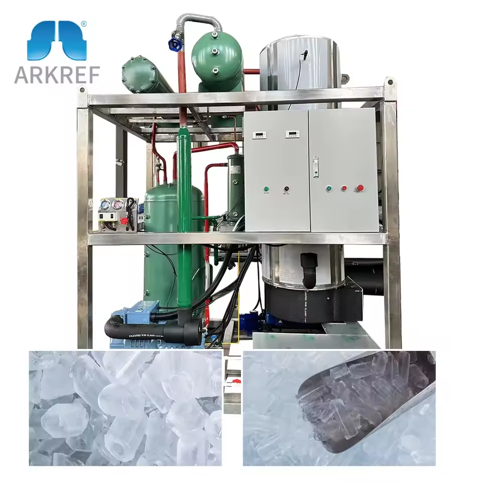 2024 Hot Sales 20t 25t 30t 40t Ice Maker Machine Commercial Tube Ice Making Machine For Selling Ice