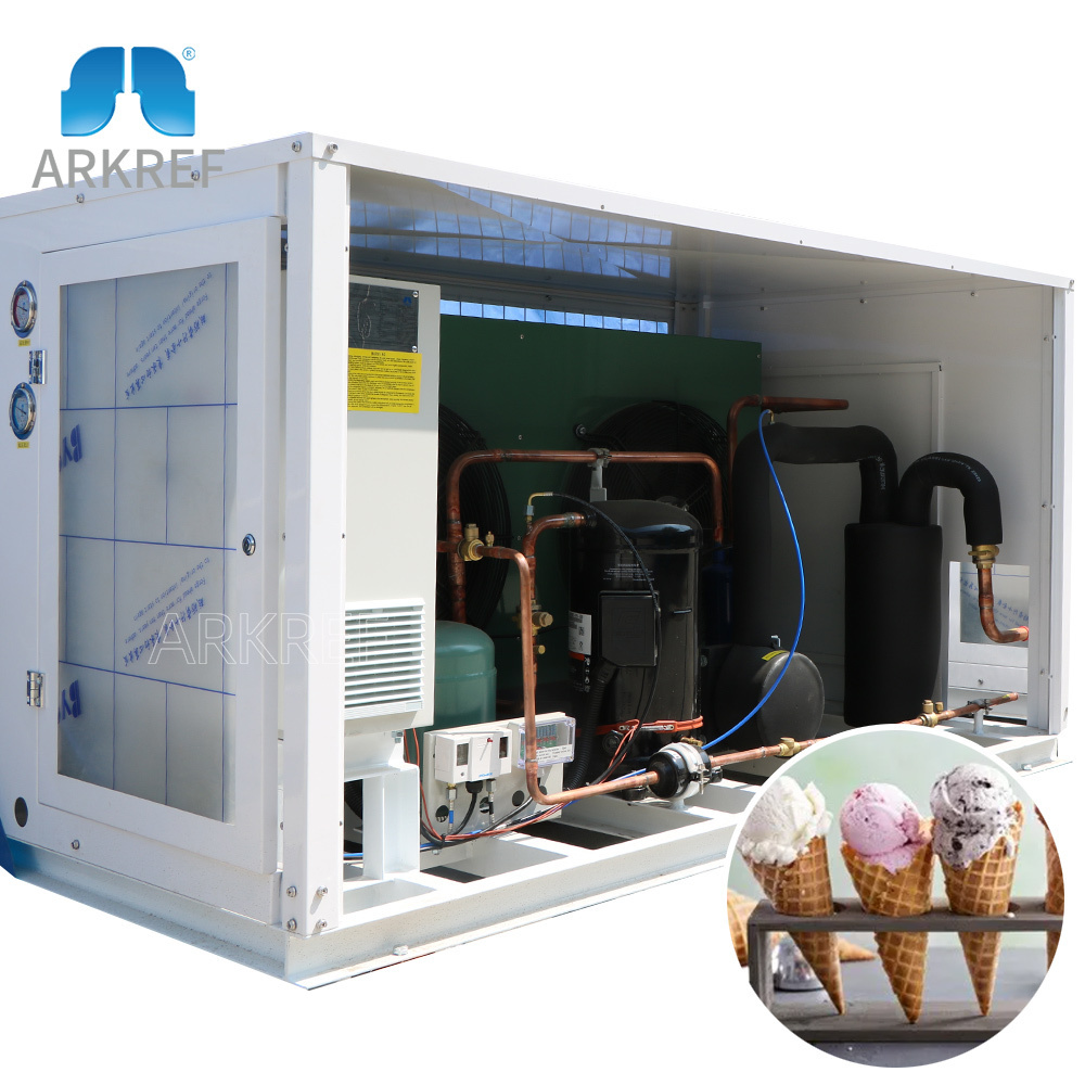 Arkref Ice Cream Blast Freezer Customized Size Chilling Room Cold Storage Room With Refrigeration Units For Ice Cream Storage