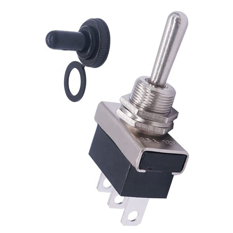 Toggle Switch 25A with Waterproof Cover 3 Pin 2 Pin for Automotive KN3D-101