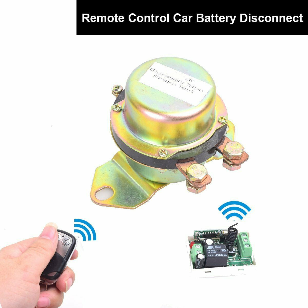 Car Auto Remote Control Battery Switch Disconnect Anti-theft Power Master Kill