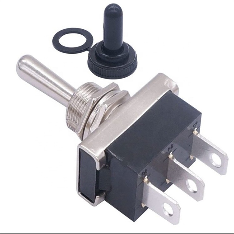 Toggle Switch 25A with Waterproof Cover 3 Pin 2 Pin for Automotive KN3D-101