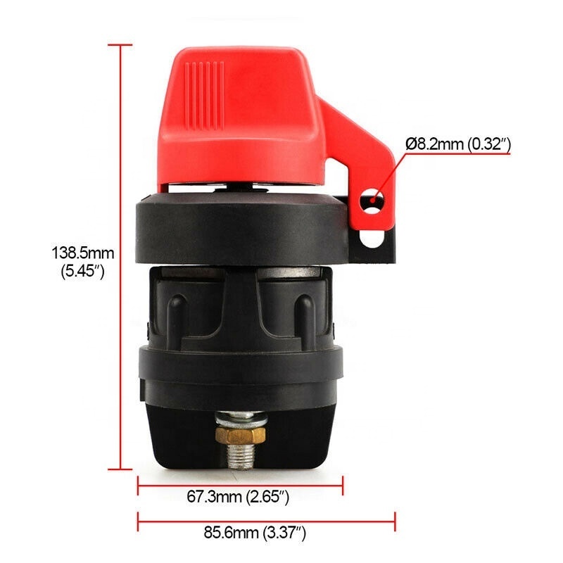 Hot Selling 12V 300A Battery Isolator Disconnect Switch For Marine Boat Car Truck RV