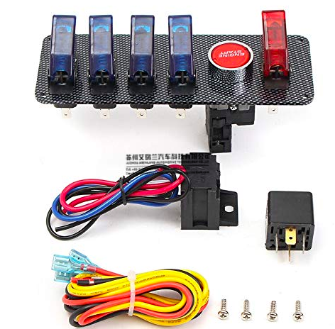 Race Car switch 12V 30 Amp  Master Engine Start Toggle Switch Panel