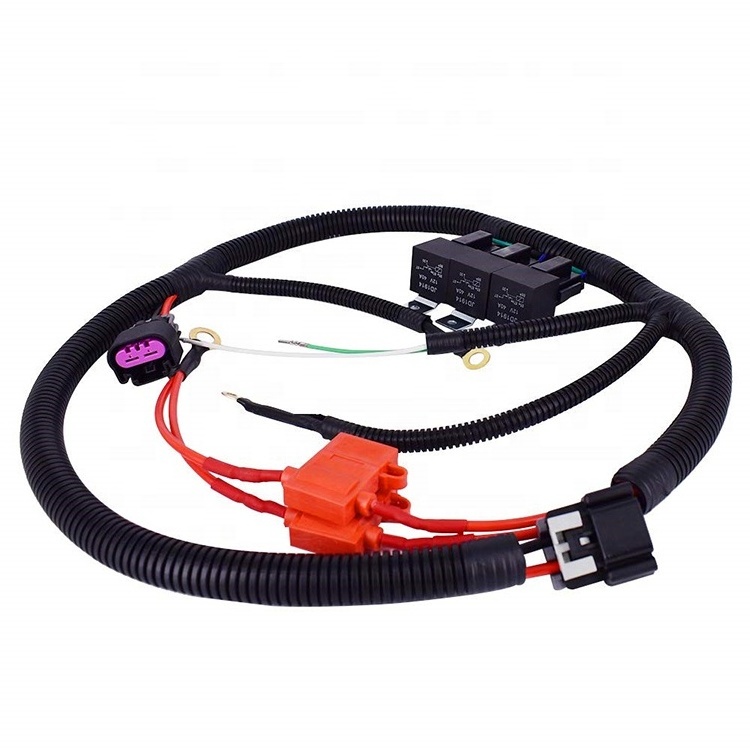 Relay GGMM 1999-2006 ECU Control Electric Cooling Fan Wiring Harness Kit Wiring Tool 7L5533A226T