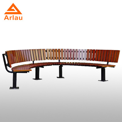 factory  wholesale wood park curved bench for sale antique wooden garden bench used park long chairs outside street resting seat