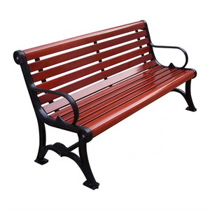 outdoor furniture 183cm wooden bench public park rustic wood plastic composite bench seating outside garden patio seat bench