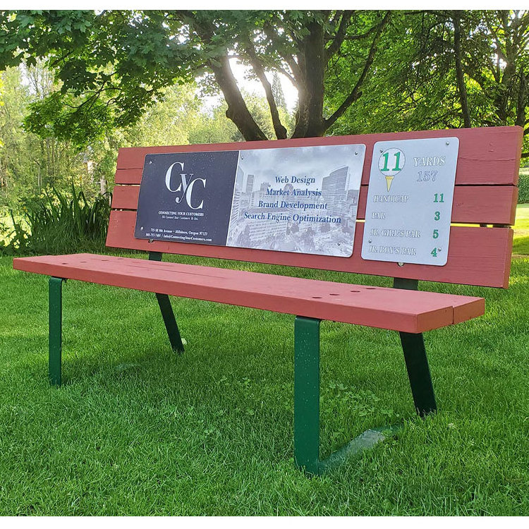 hot sale outside city park garden natural wood antique outdoor patio traditional seating advertising  bench