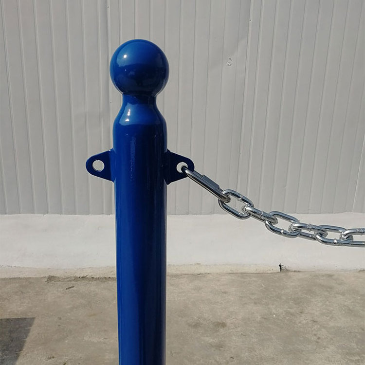 driveways removable security posts temporary steel parking lot chain barrier