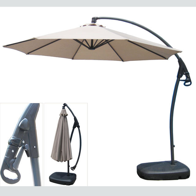 Arlau wind resistant beach garden table 3m umbrella outdoor