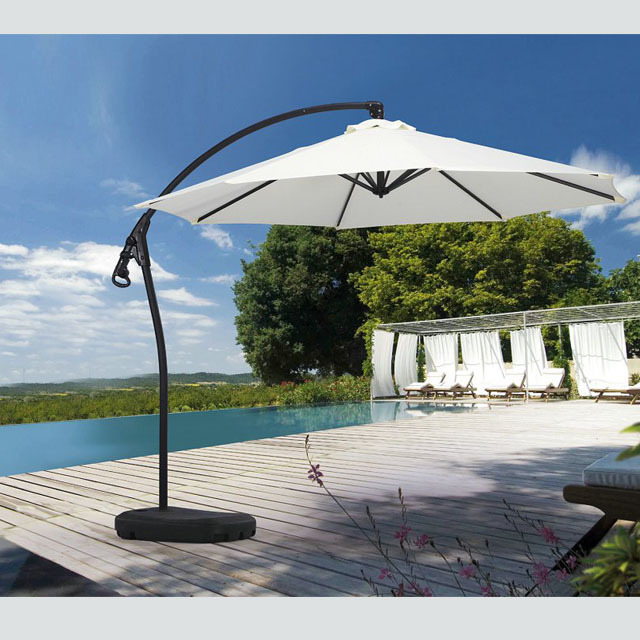 Arlau wind resistant beach garden table 3m umbrella outdoor