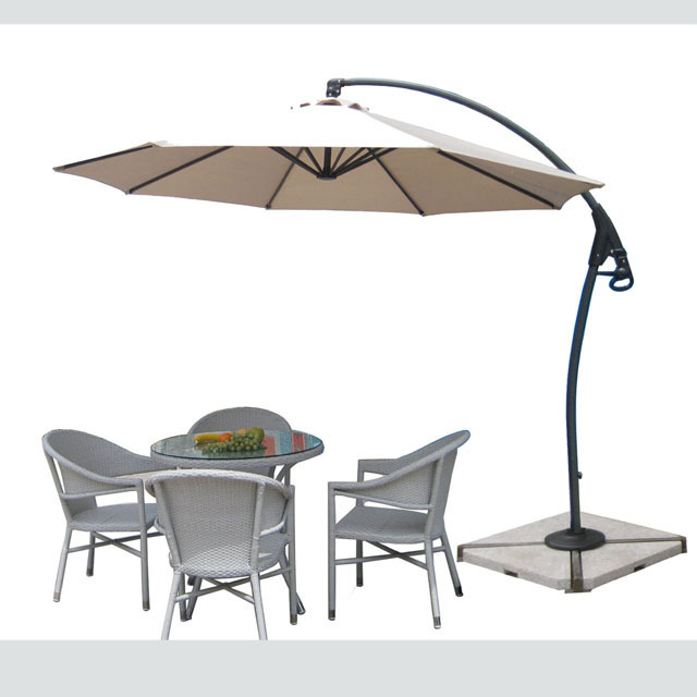 Arlau wind resistant beach garden table 3m umbrella outdoor