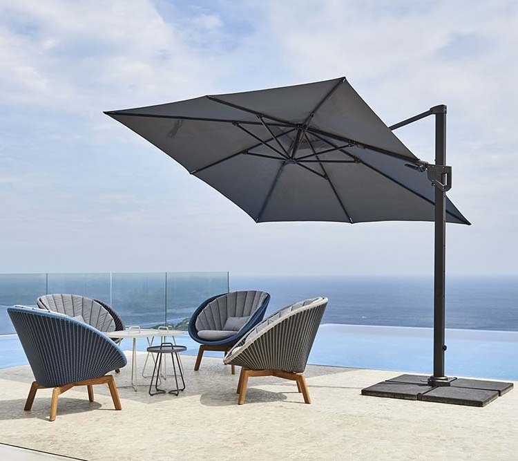 high quality extra large outdoor foldable cantilever hanging parasol umbrella